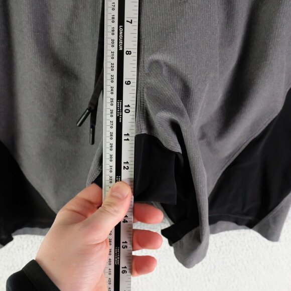 Lululemon Shorts Mens Small Gray Black Hybrid Athletic Draw String Gym Outdoor - Picture 6 of 9